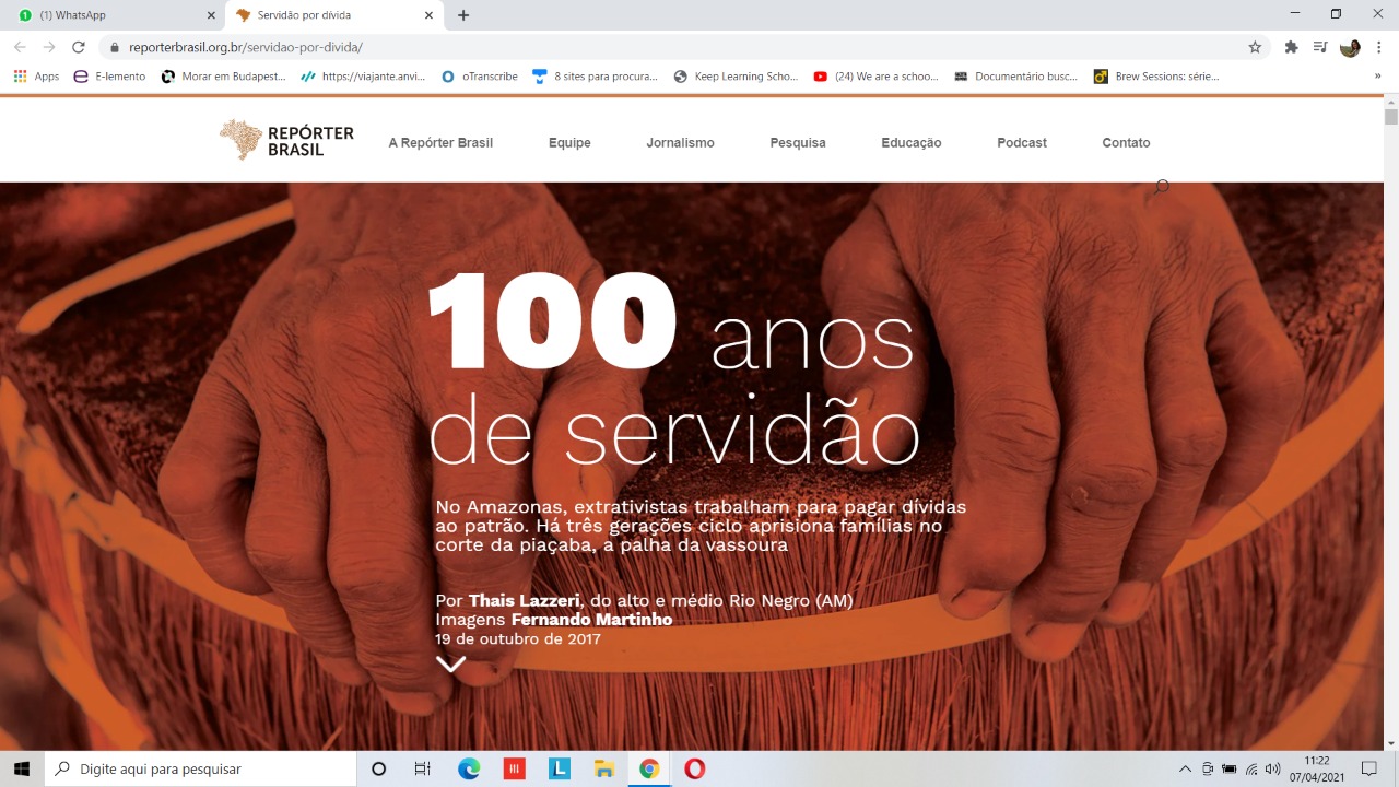 100 anos de servidão