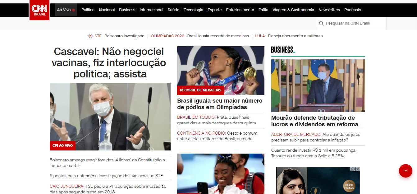 Estudo de caso: CNN Brasil