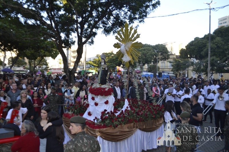 Procissão de Santa Rita de Cássia em 2022